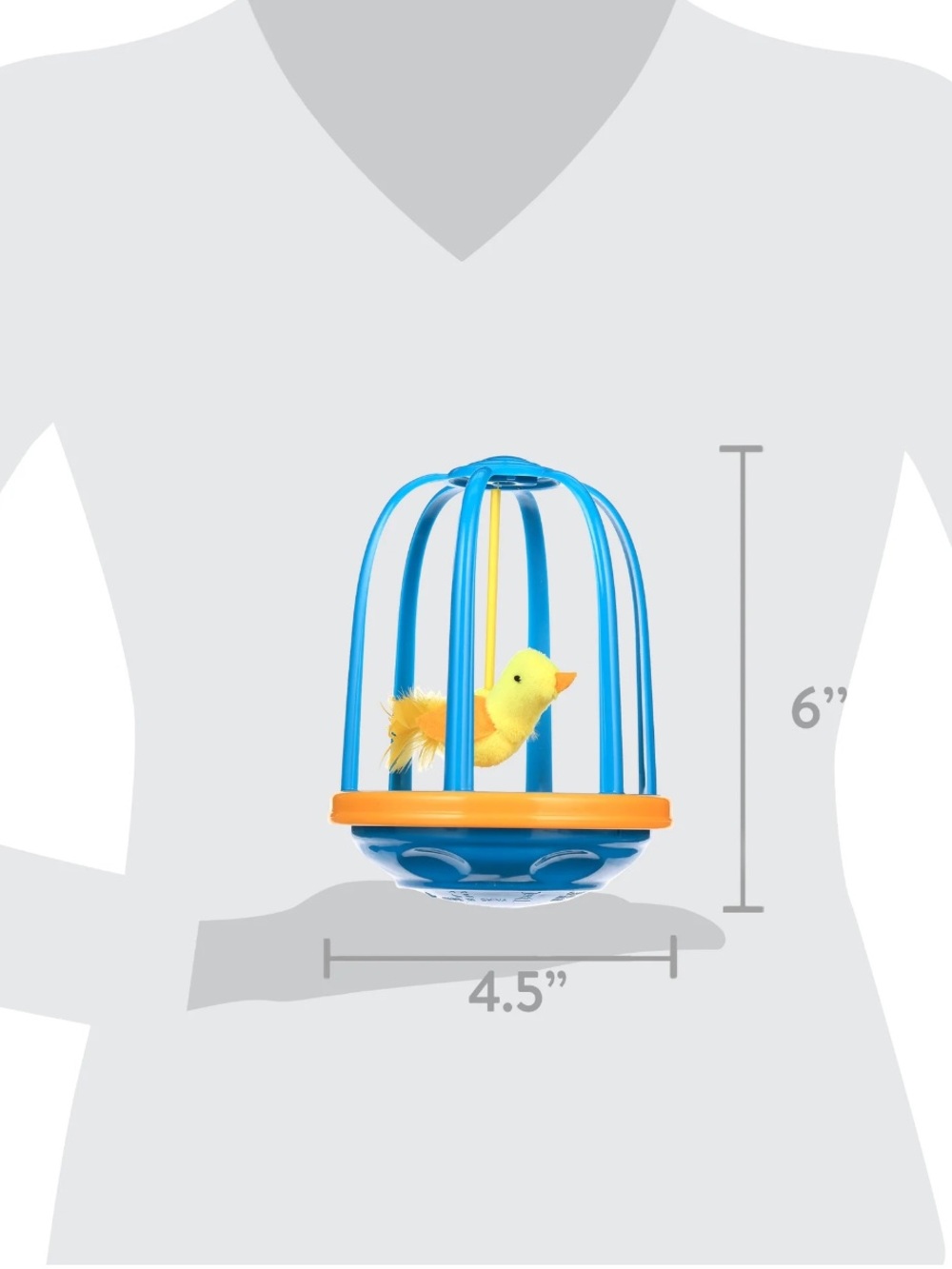 OurPets Bird in Cage Electronic Cat Toy - Picture 5 of 10